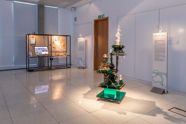 Image of artworks from the Tipping Point exhibition. Credit Chris Scott.