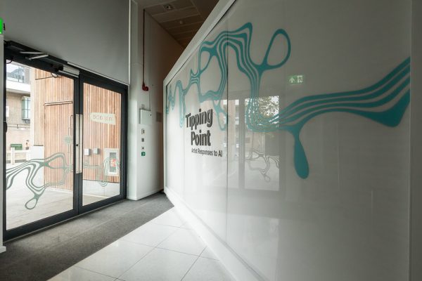 Image of artworks from the Tipping Point exhibition. Credit Chris Scott.